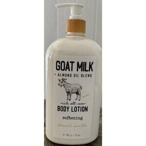 Goat Milk + Almond Oil Blend Body Lotion / Almond Vanilla 765g 27oz